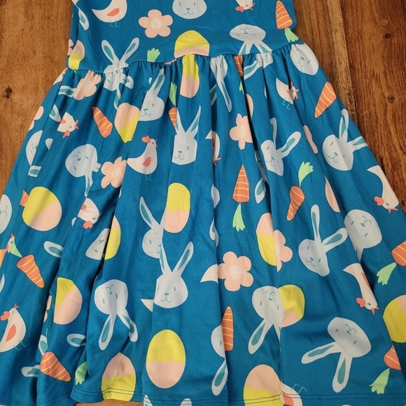 2/$30 NWT Girls 7 Easter Bunny Spring Dress - Picture 8 of 16